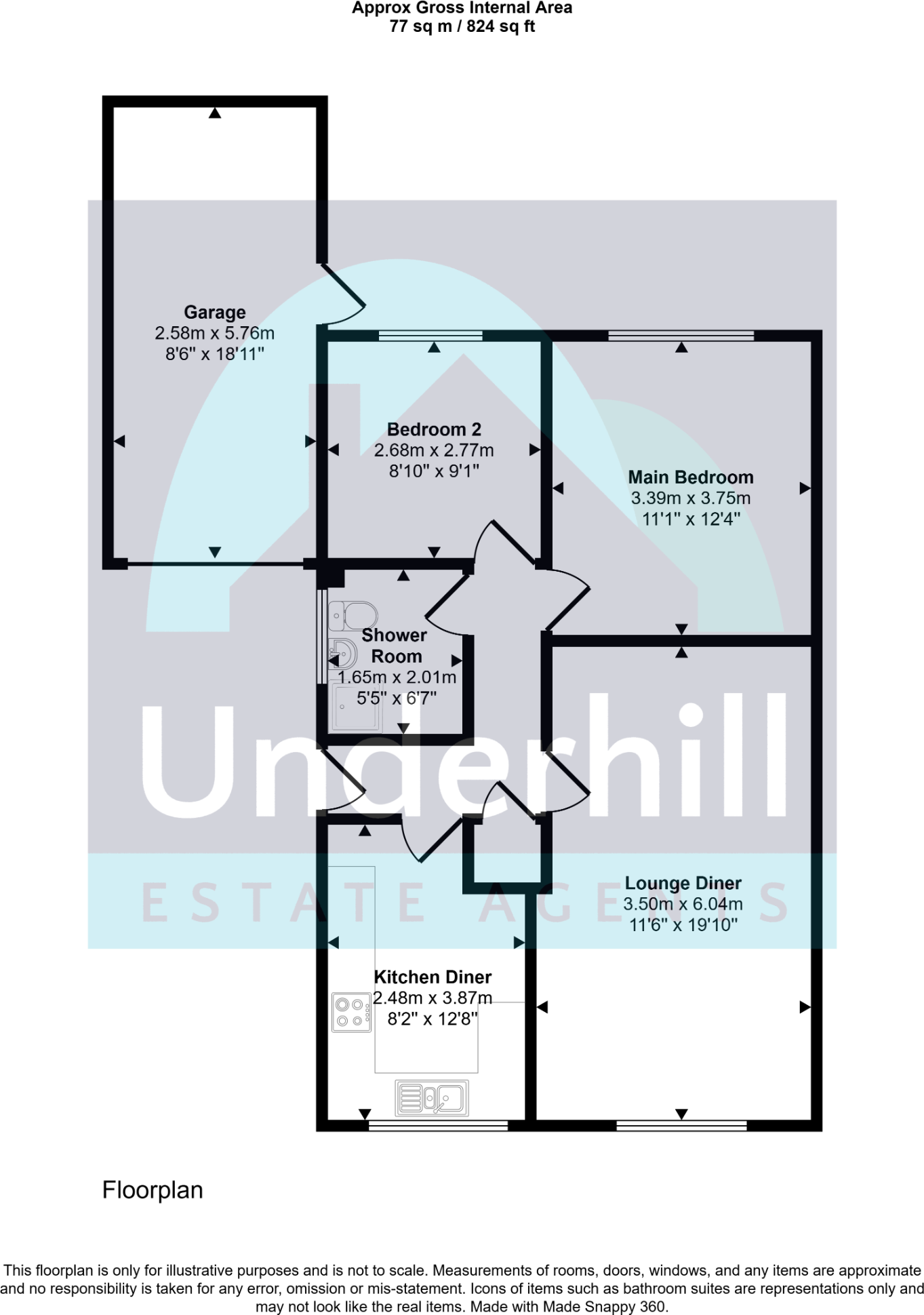 Exeter floorplan