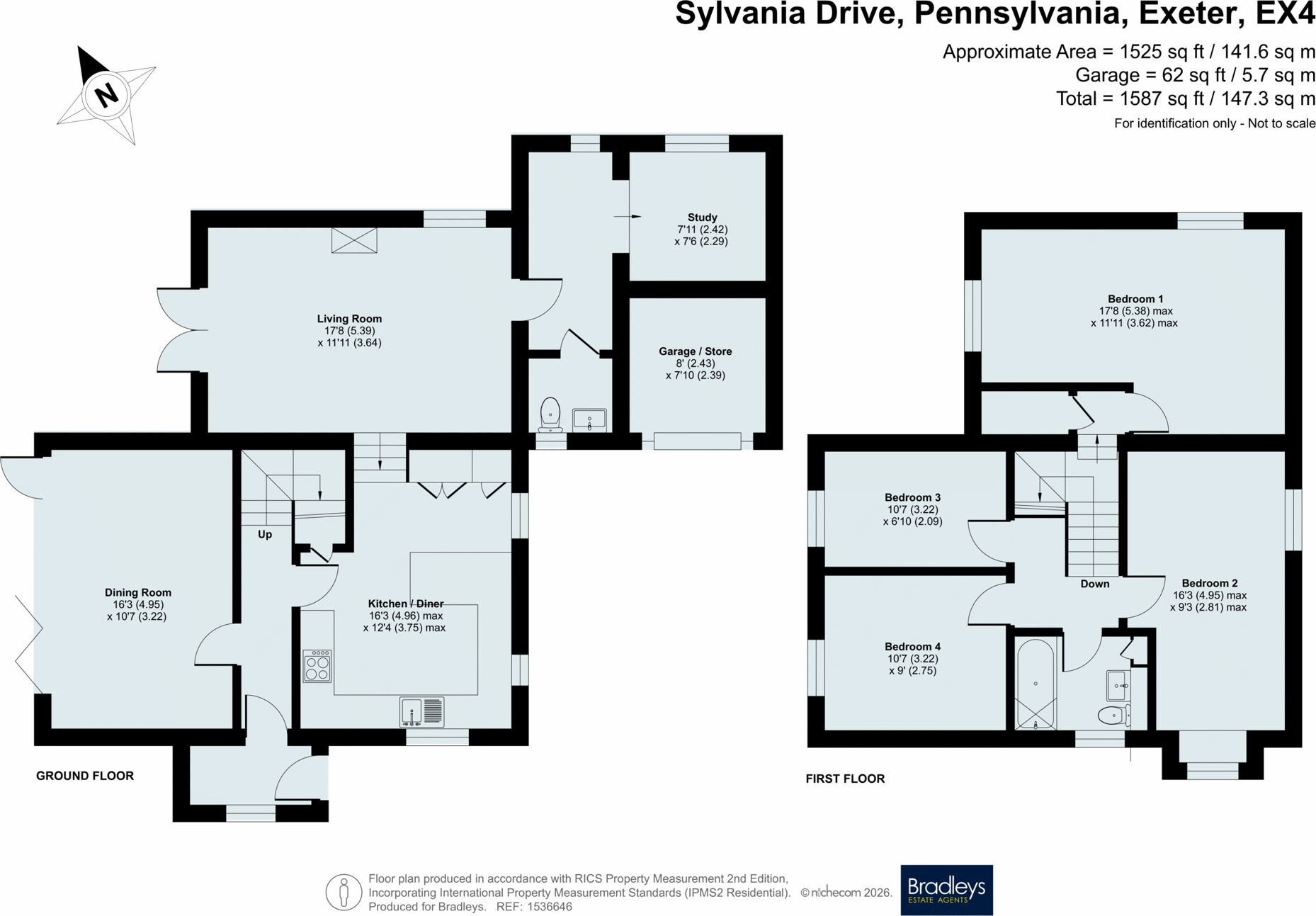 Sylvania Drive, Pennsylvania, Exeter, Devon floorplan