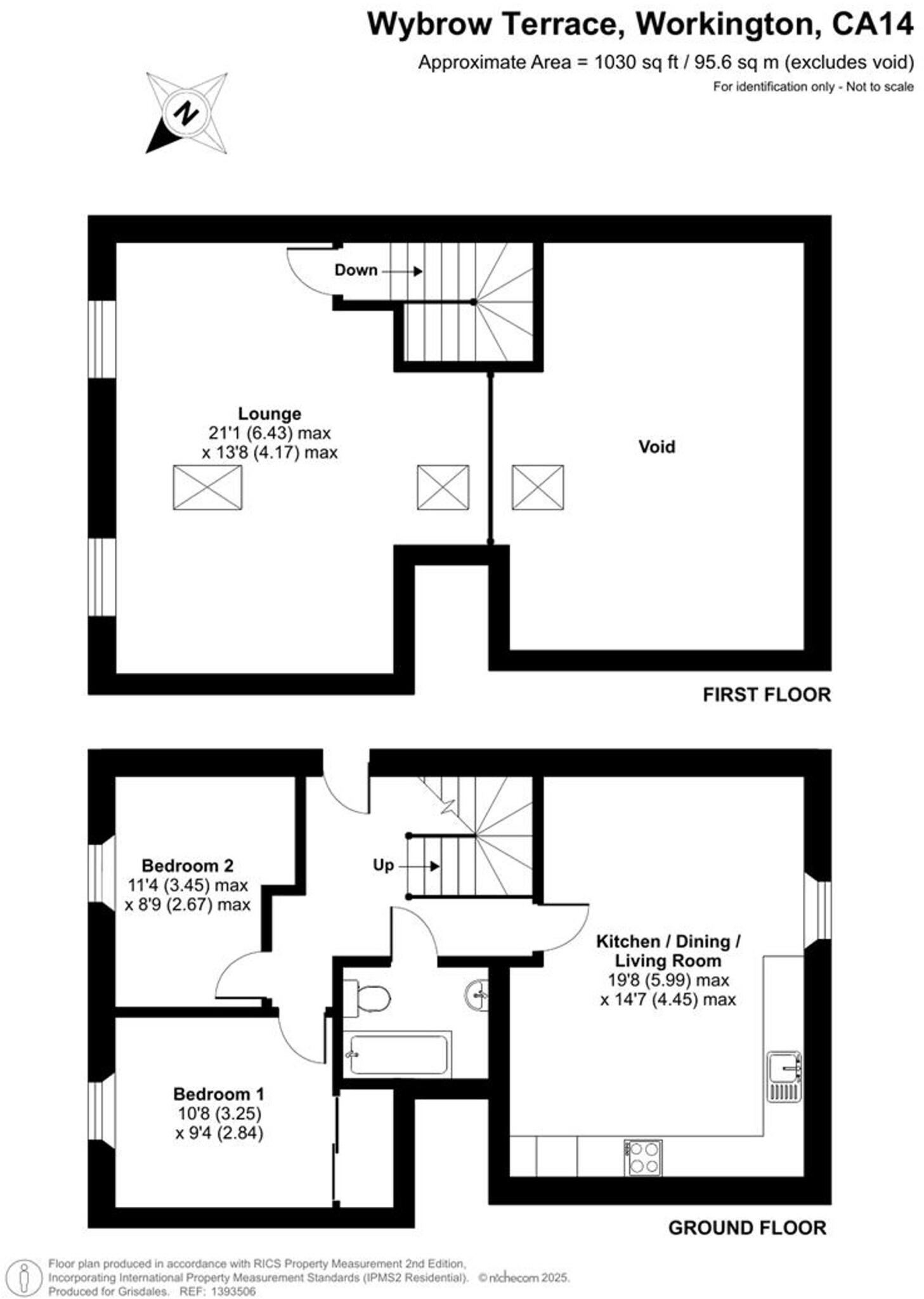 Wybrow Terrace, Workington, CA14 floorplan
