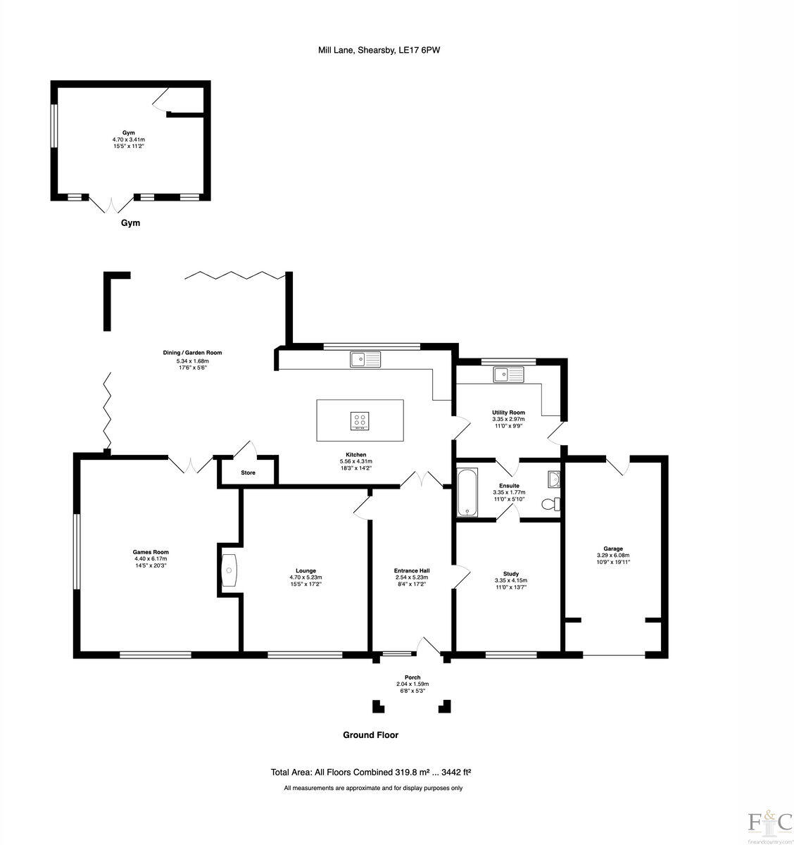 Mill Lane, Shearsby, LE17 floorplan