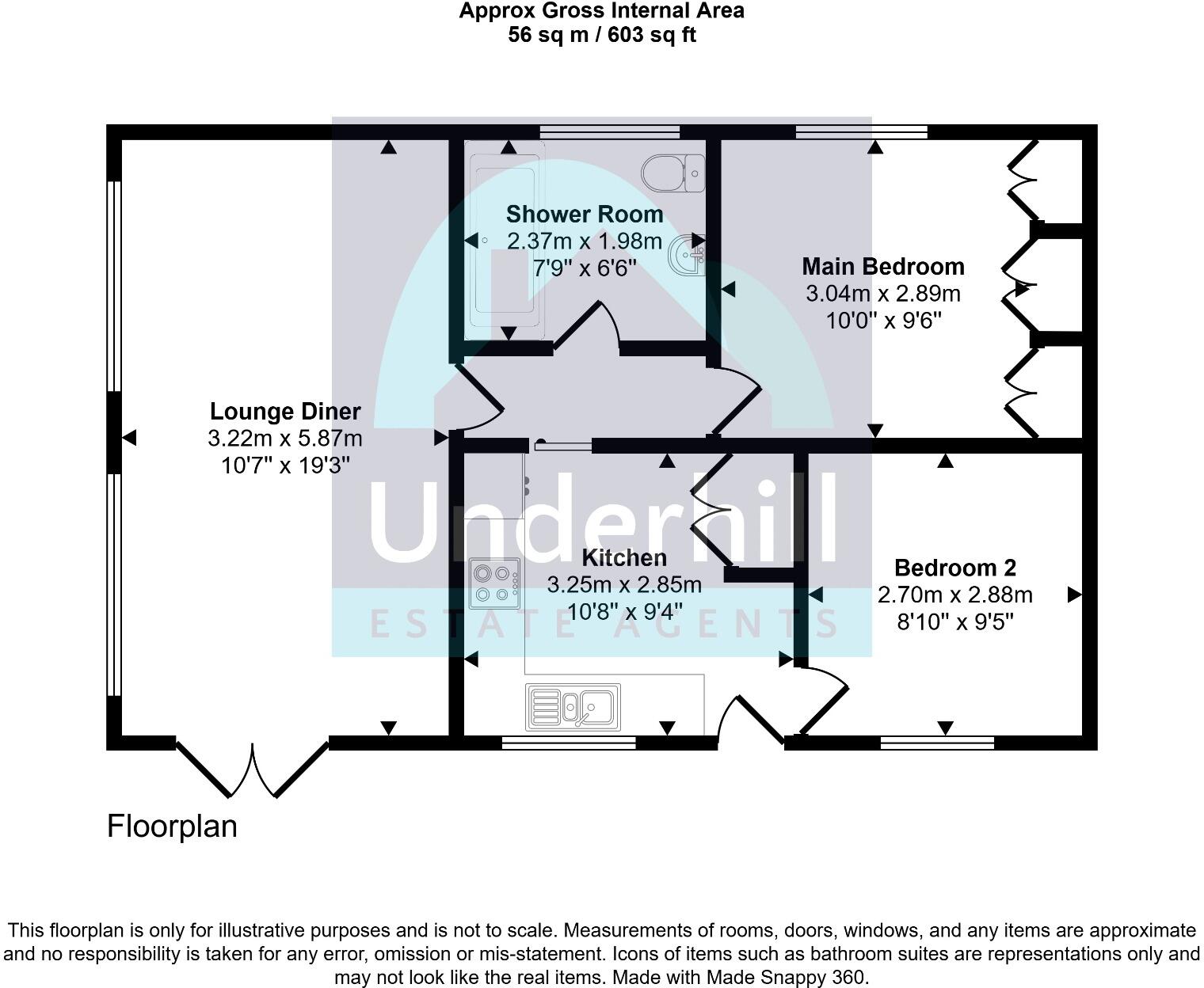 Ringswell Park, Exeter floorplan