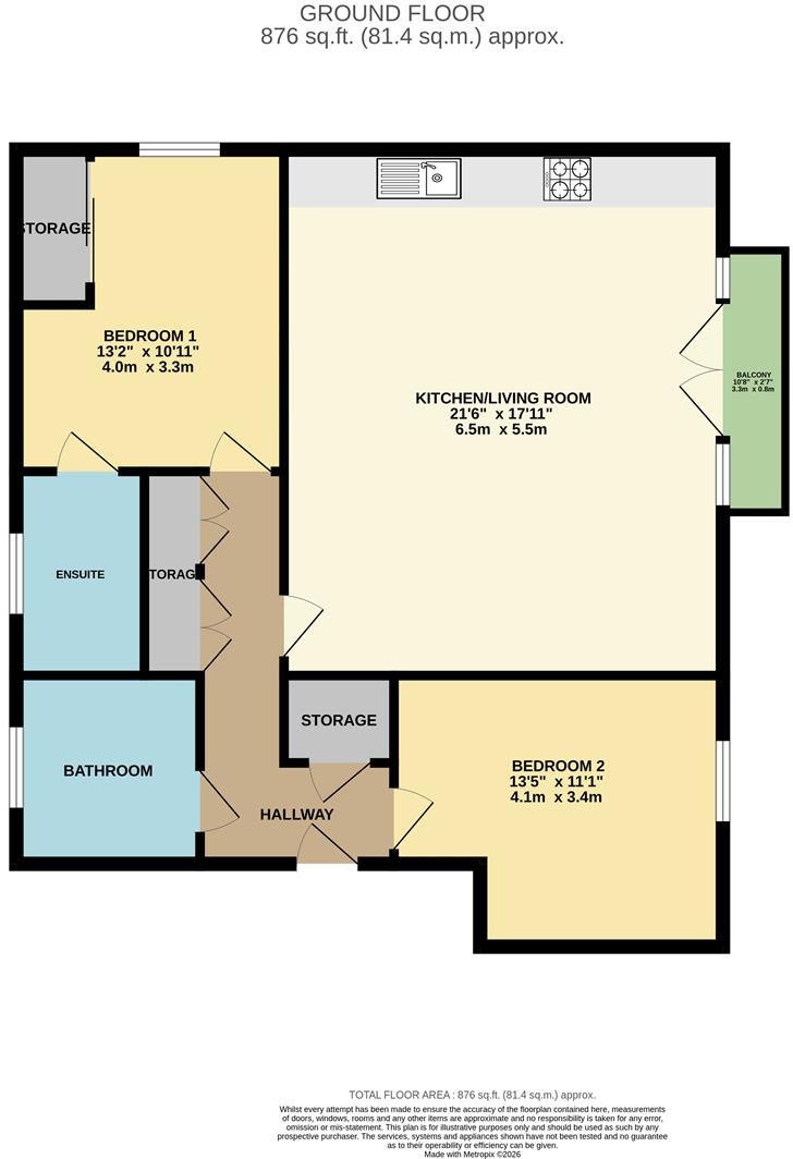Harry Lemon Court, Chelmsford Garden, Chelmsford floorplan