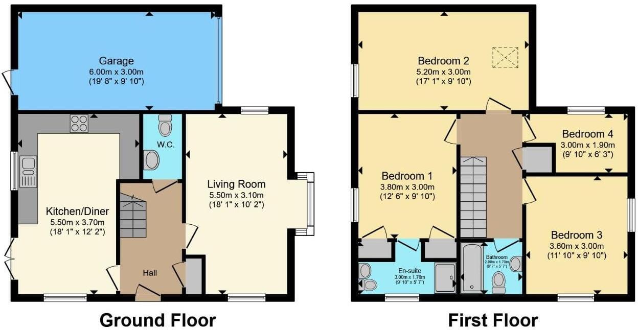 Station Road, Thrapston, Kettering, NN14 floorplan