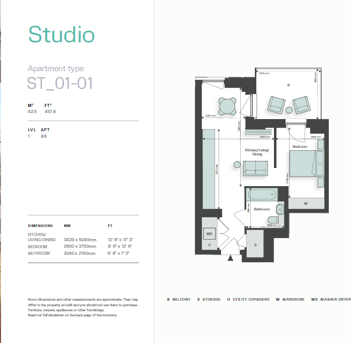 Upper East, Bromley by bow, E3 floorplan