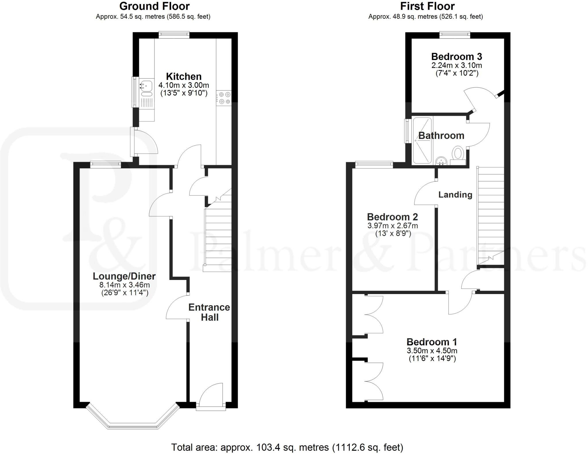 Rosebery Road, Old Moulsham, Chelmsford, Essex, CM2 floorplan