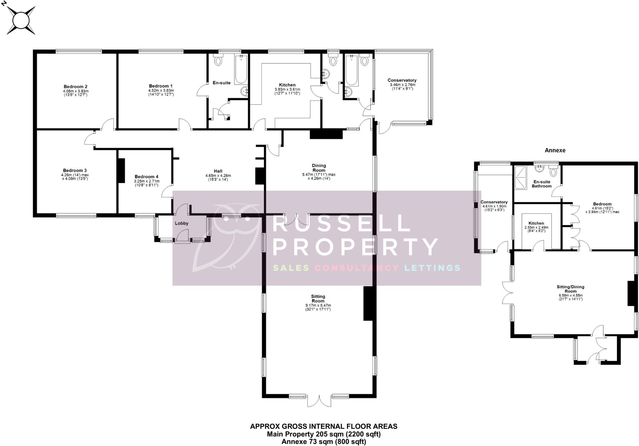 Dane Bridge Lane, Much Hadham, Hertfordshire, SG10 floorplan