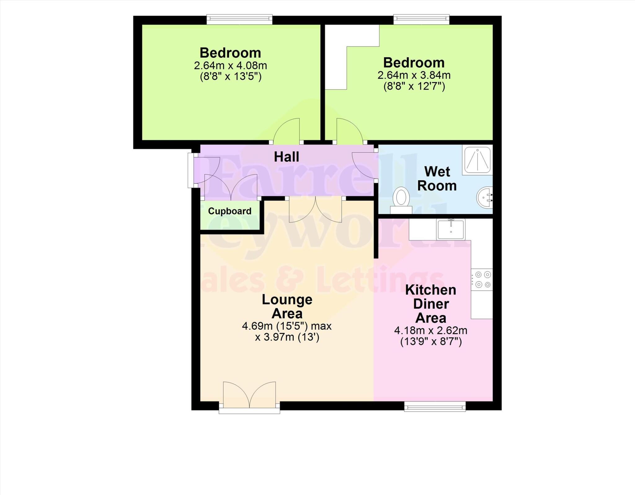 Greenside, Cottam, Preston floorplan