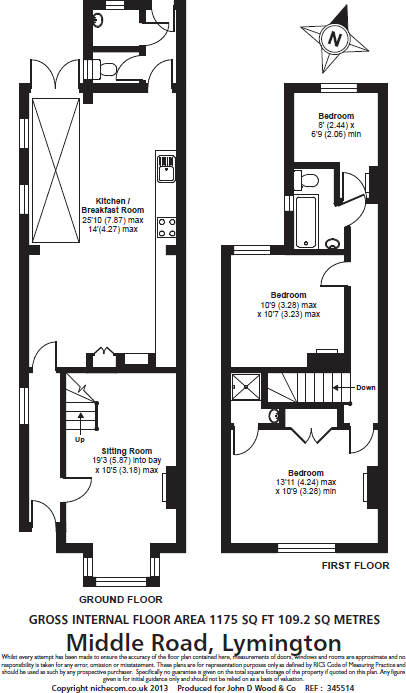 Middle Road, Lymington, SO41 floorplan