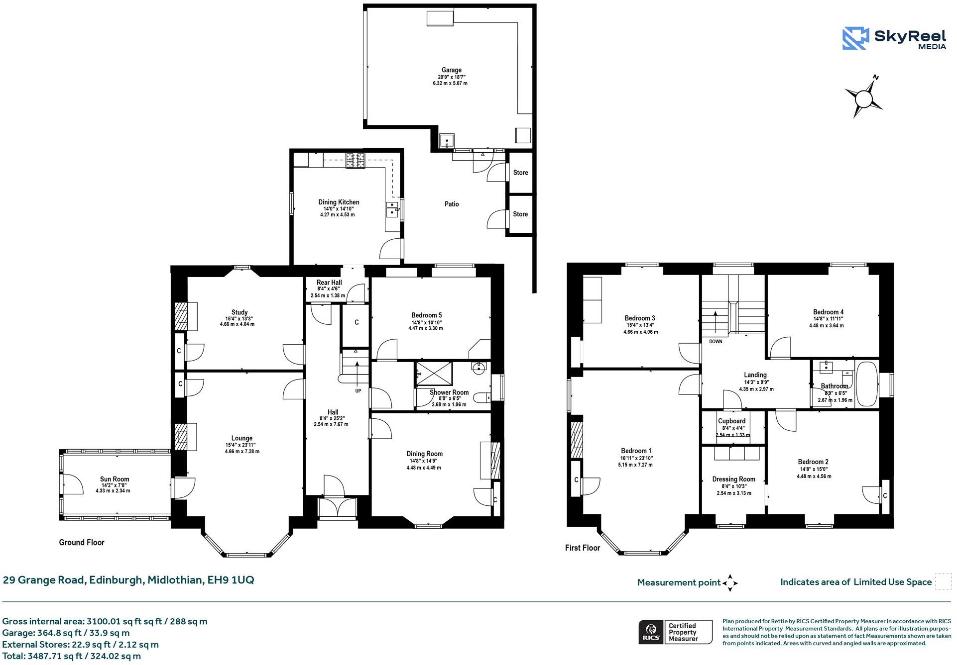 29, Grange Road, The Grange, Edinburgh floorplan
