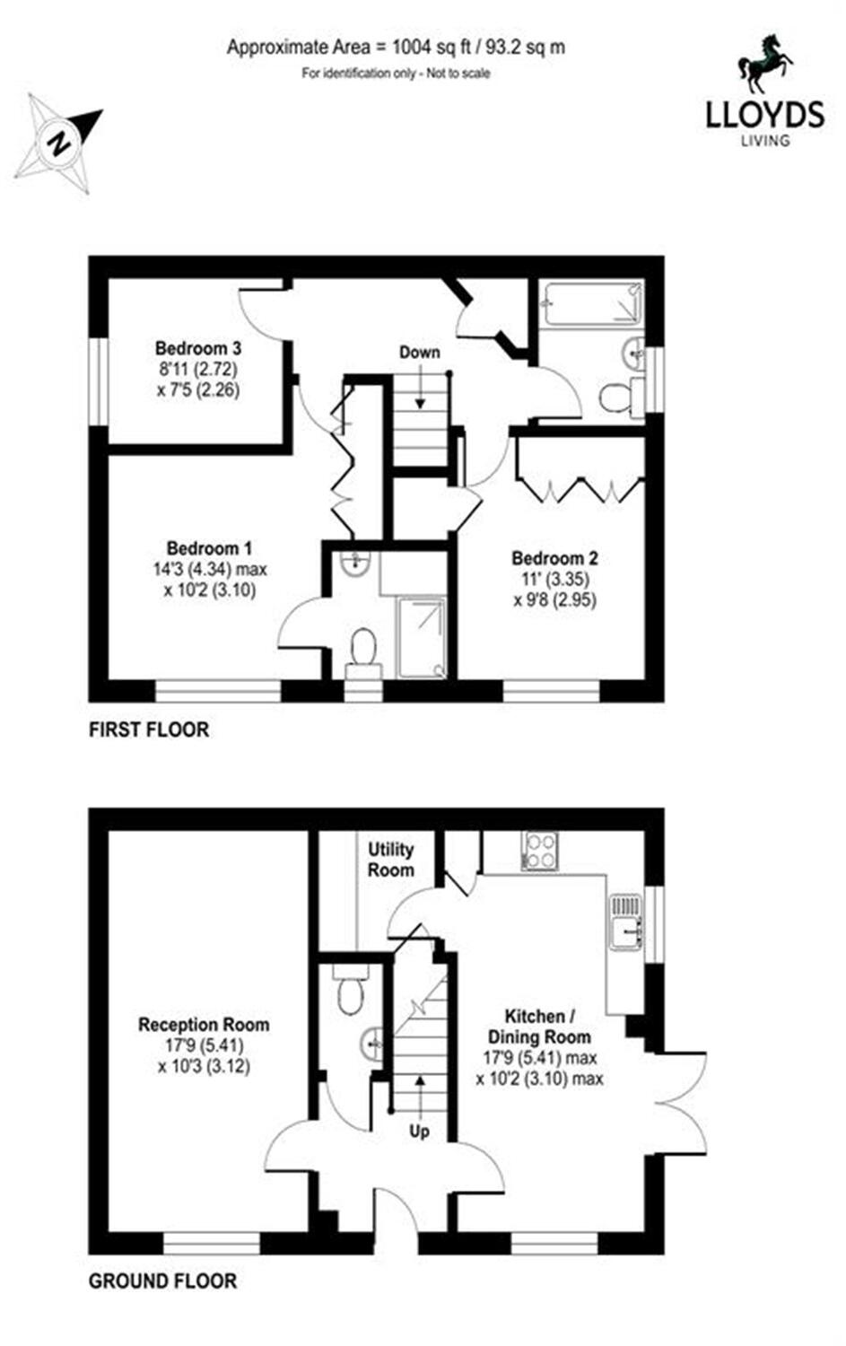 Clifton Close, L23 floorplan
