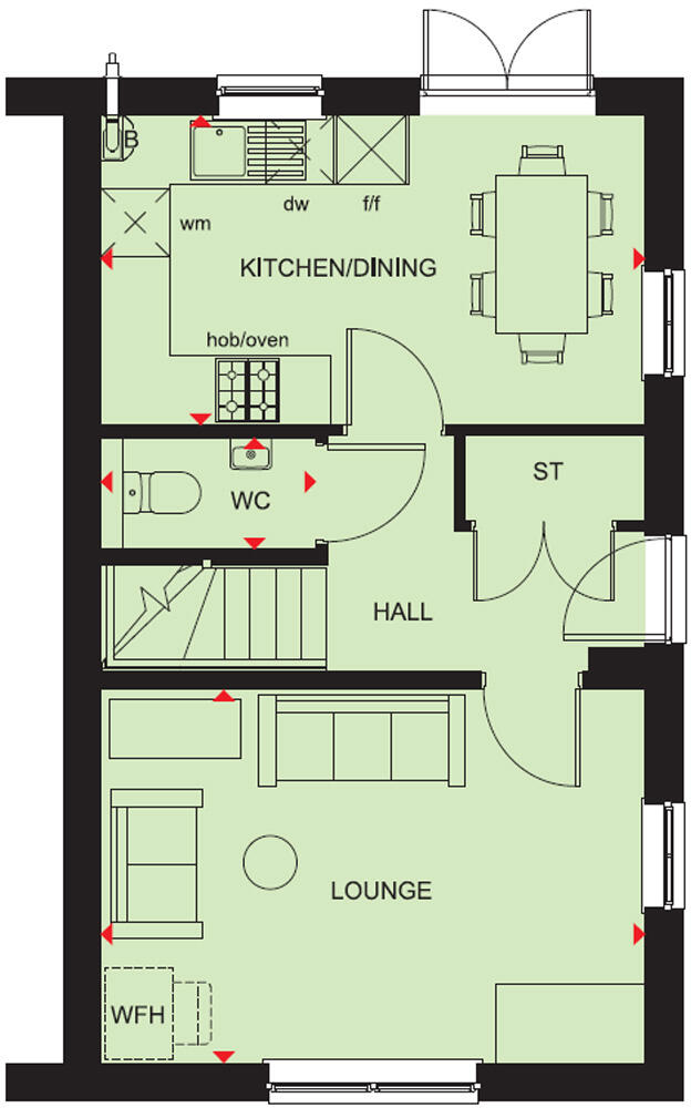 Hillhead Road, 
Falmouth, 
Cornwall, 
TR11 5PA floorplan