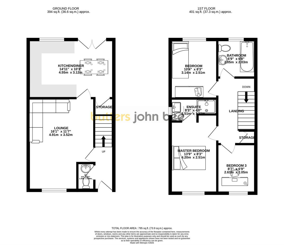 Emberton Road, Alsager floorplan