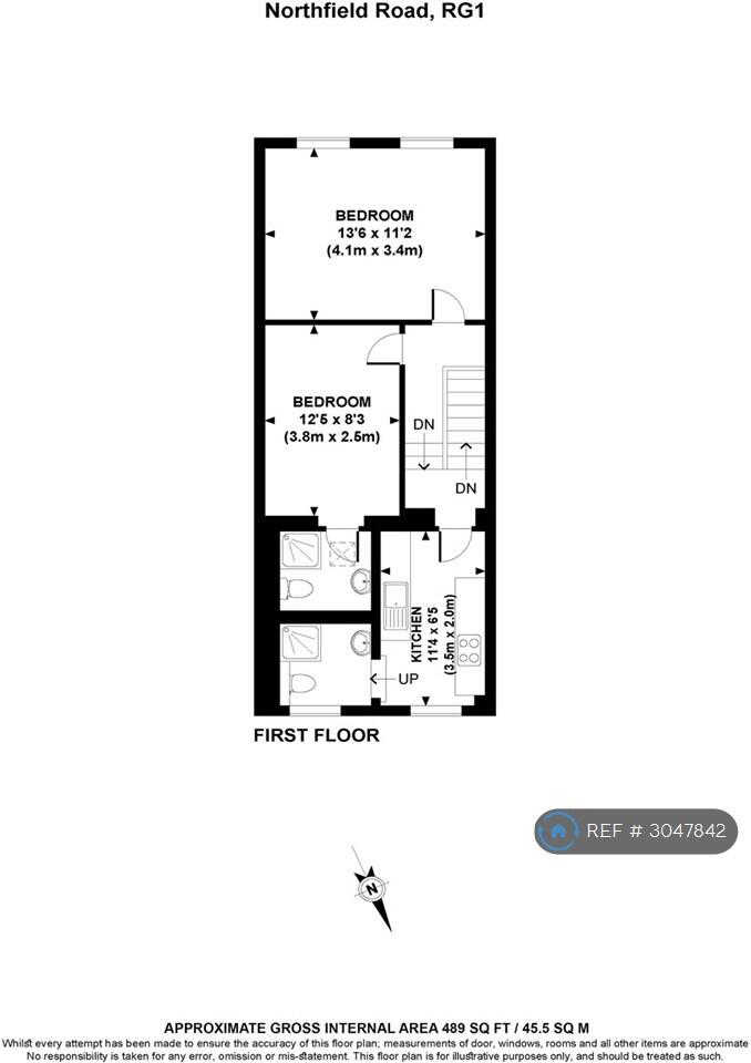 Newport Road, Reading, RG1 floorplan