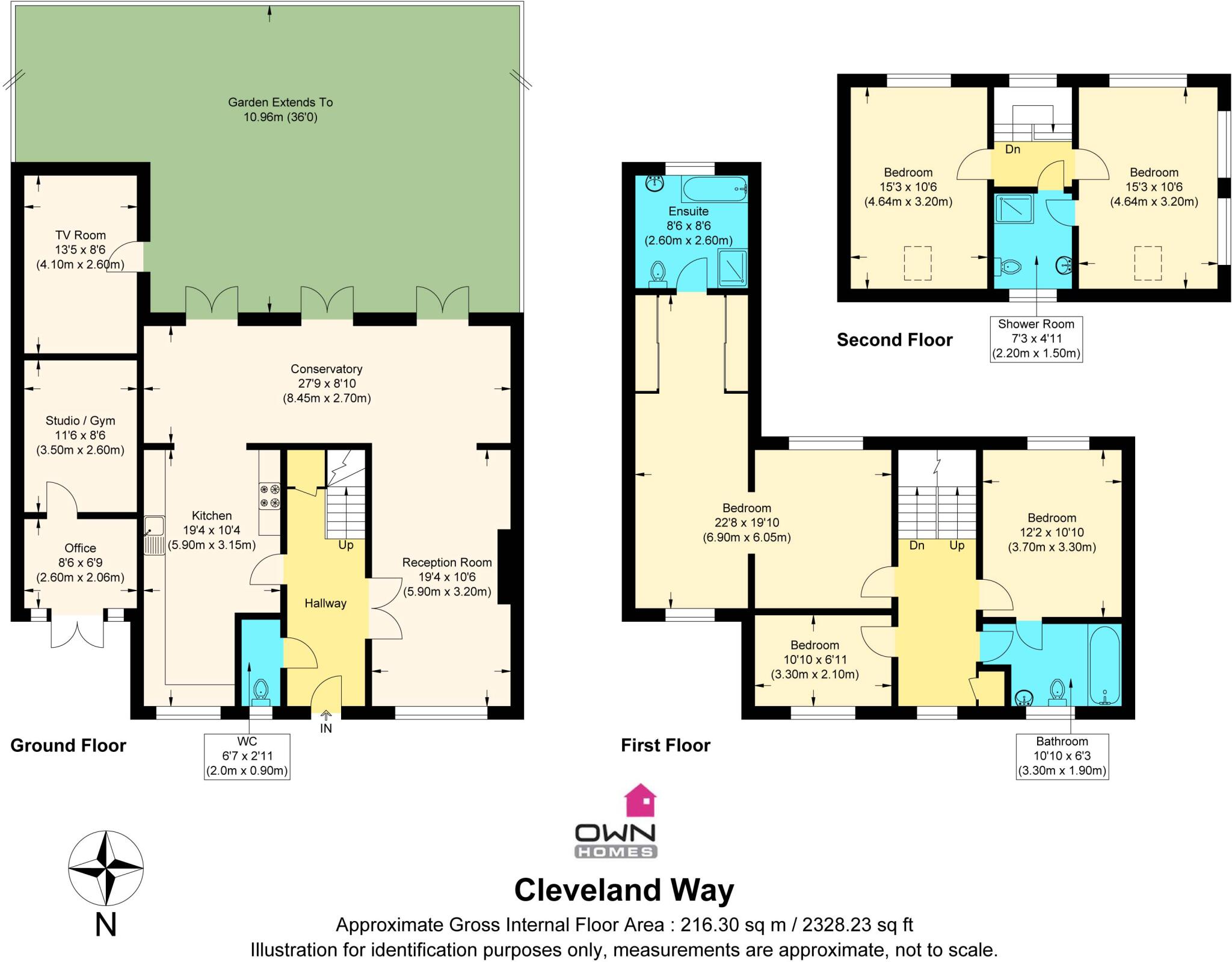 Cleveland Way, Great Ashby, Stevenage, Hertfordshire floorplan