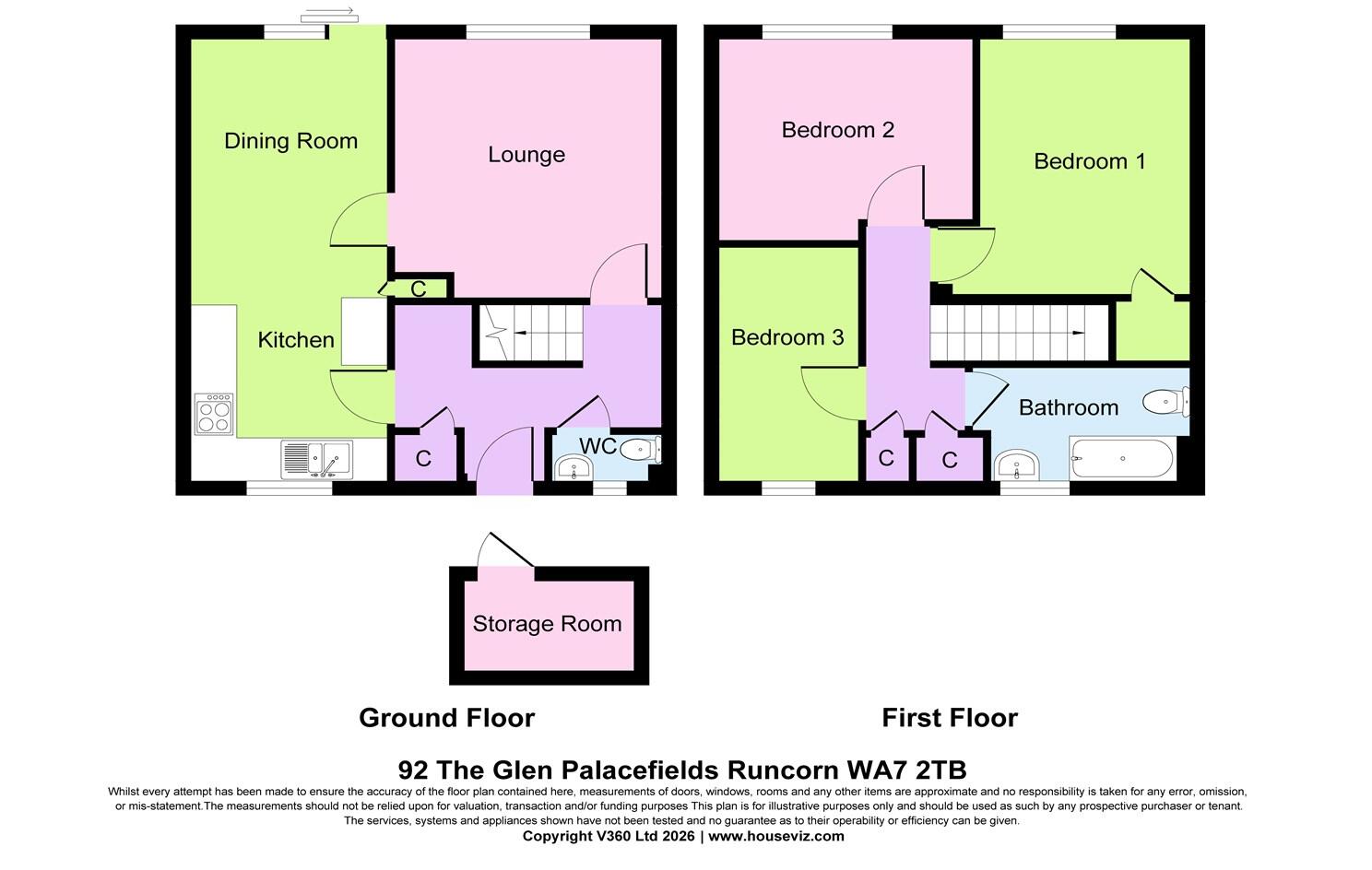 The Glen, Palacefields, Runcorn WA7 2TB floorplan