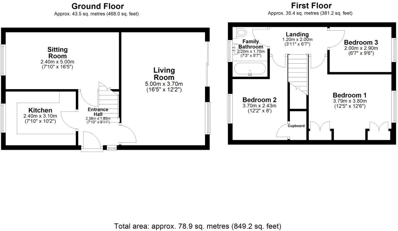 Heol Castell Coety, Bridgend County Borough, CF31 1PU floorplan