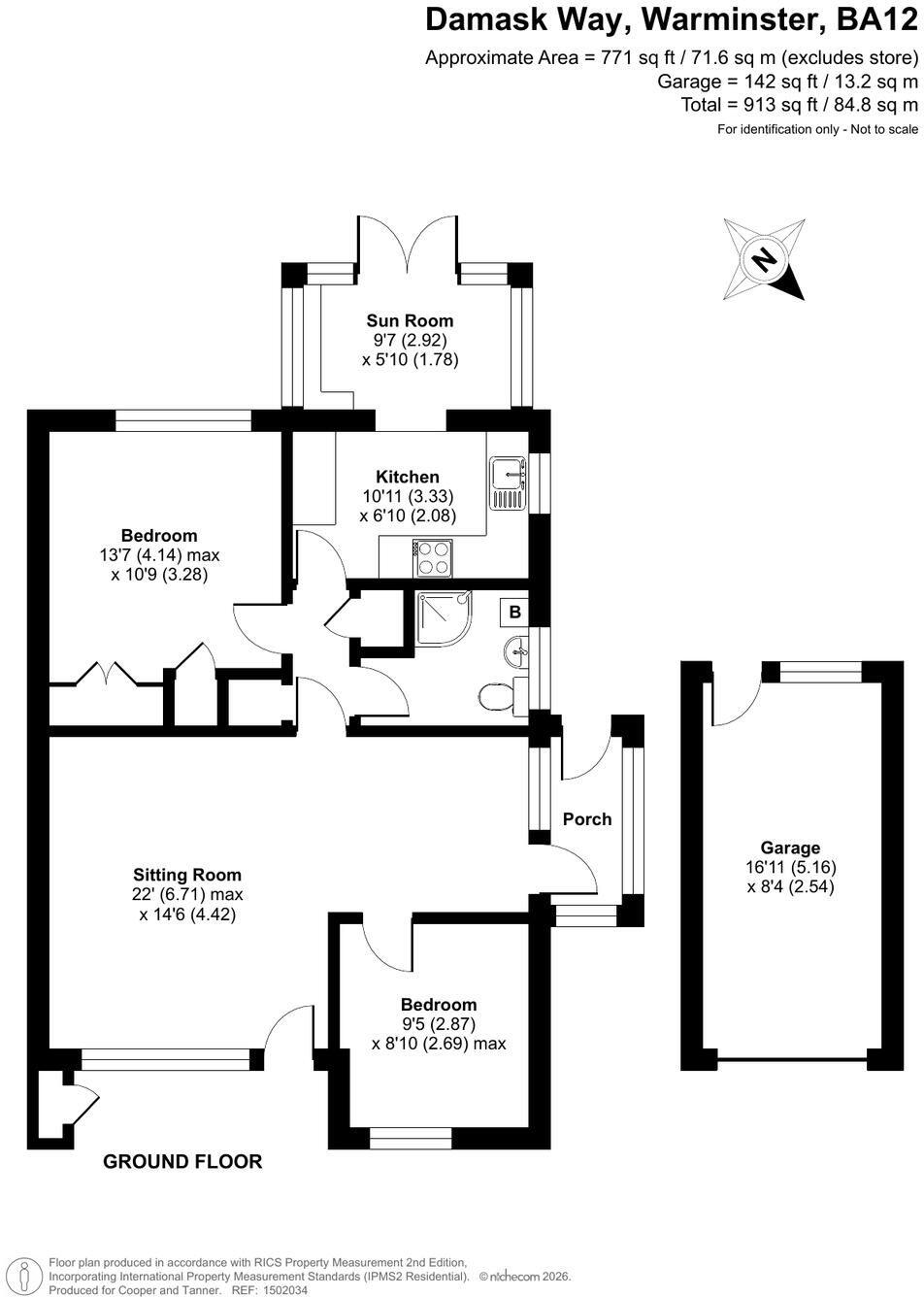 Damask Way, Warminster, BA12 floorplan
