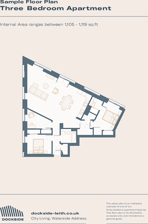 Dockside, Leith floorplan