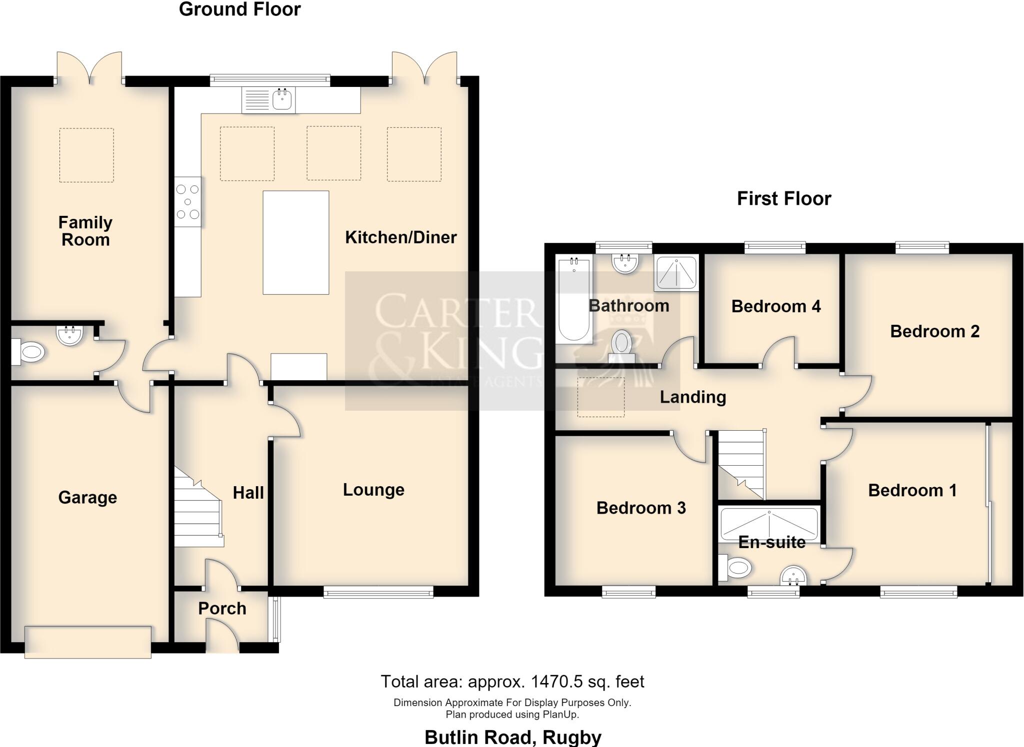 Butlin Road, Rugby floorplan