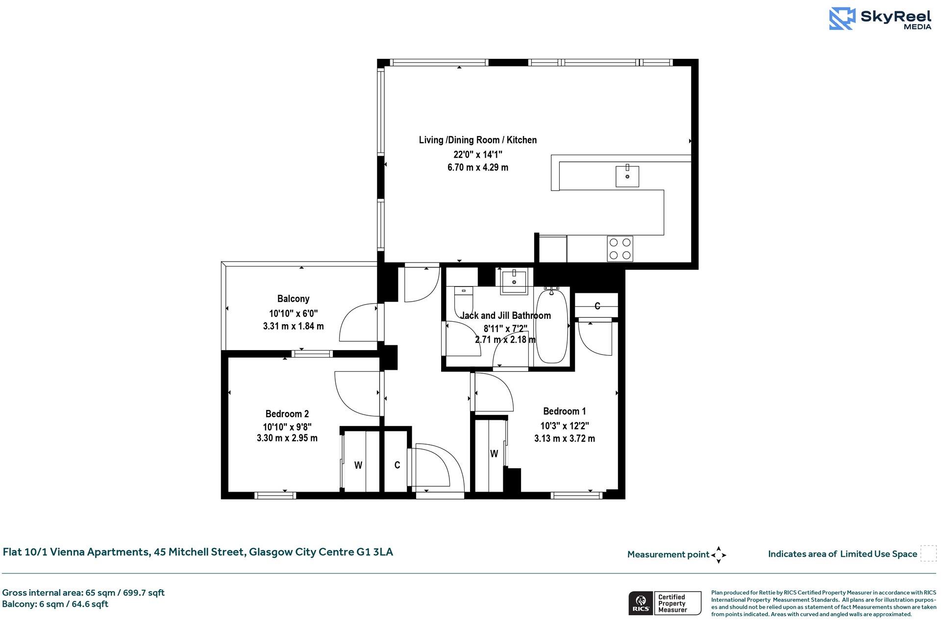 Mitchell Street, Glasgow City floorplan