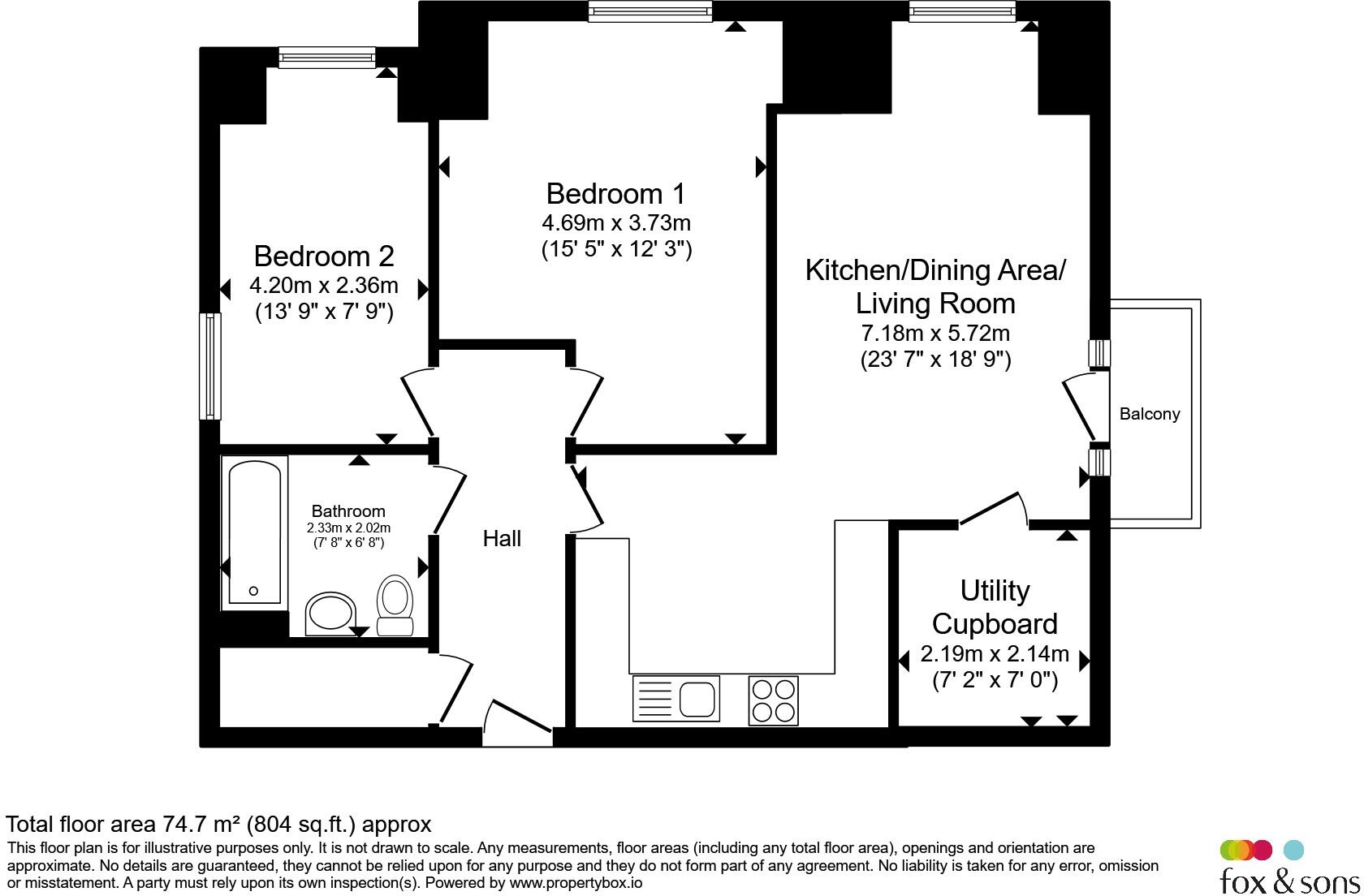 Hoadley Road, Horley floorplan