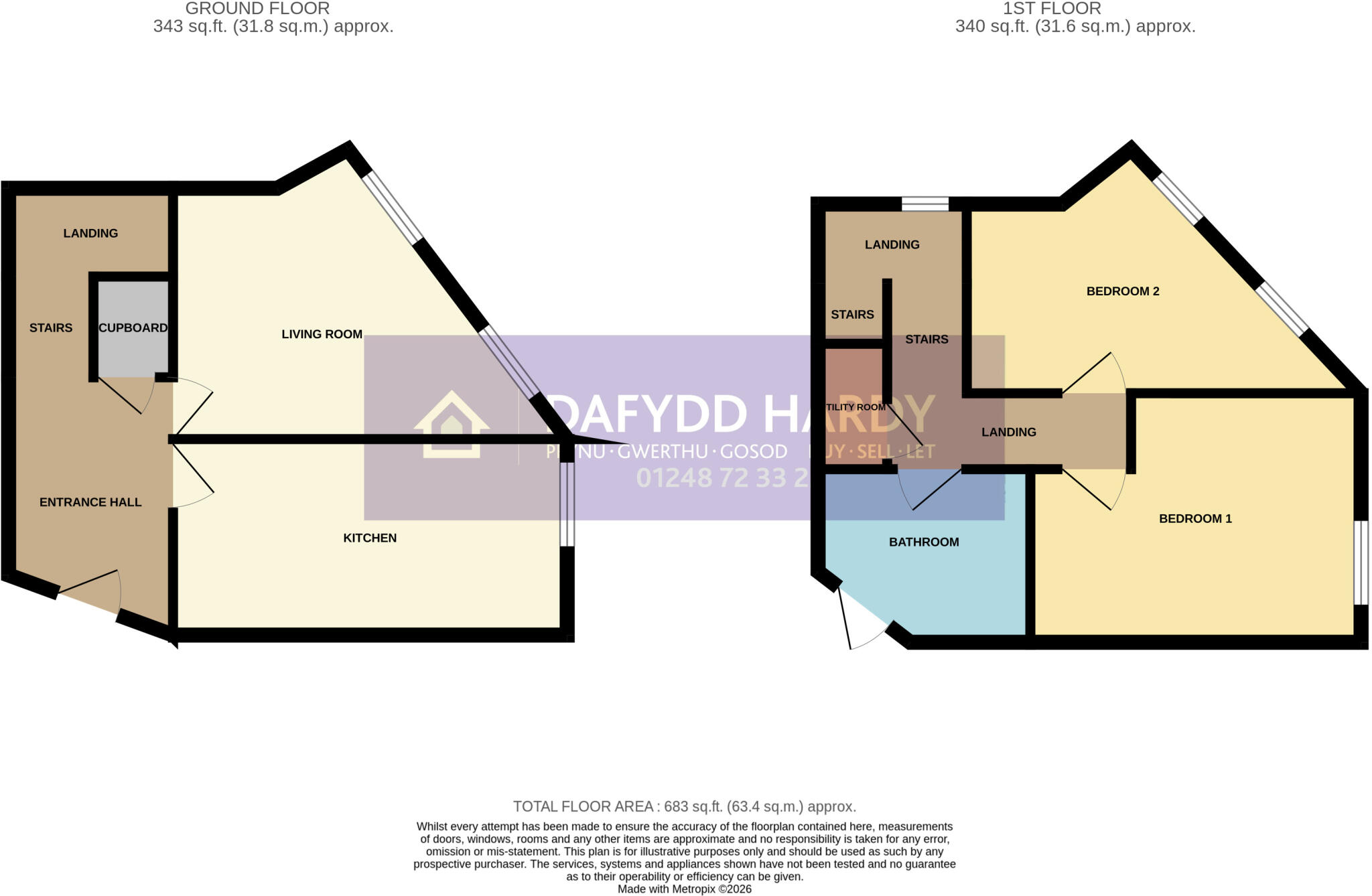 Turkey Shore, Caernarfon, Gwynedd, LL55 floorplan