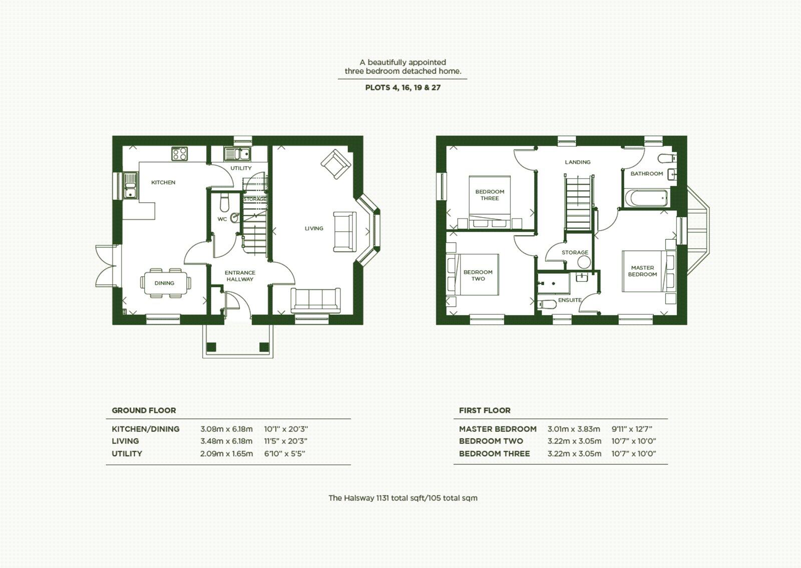 Plot 19, Neroche Meadows, Broadway, Ilminster, Somerset, TA19 floorplan