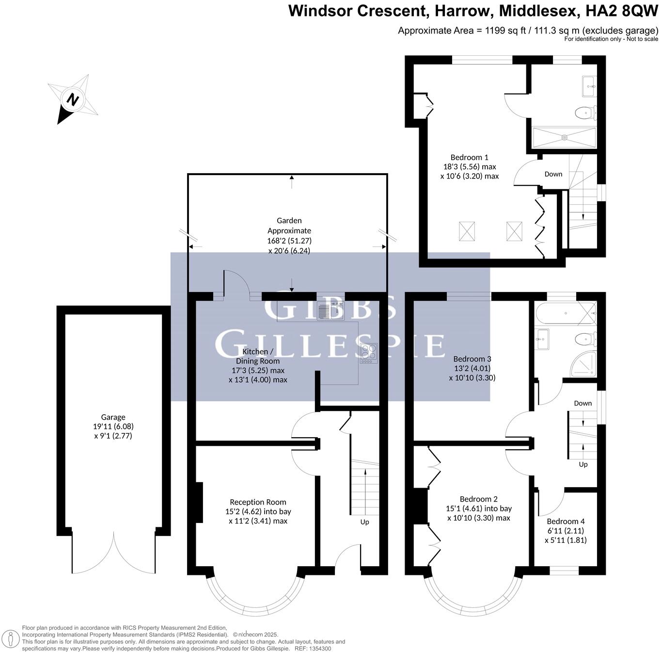 Windsor Crescent, Harrow, Middlesex floorplan