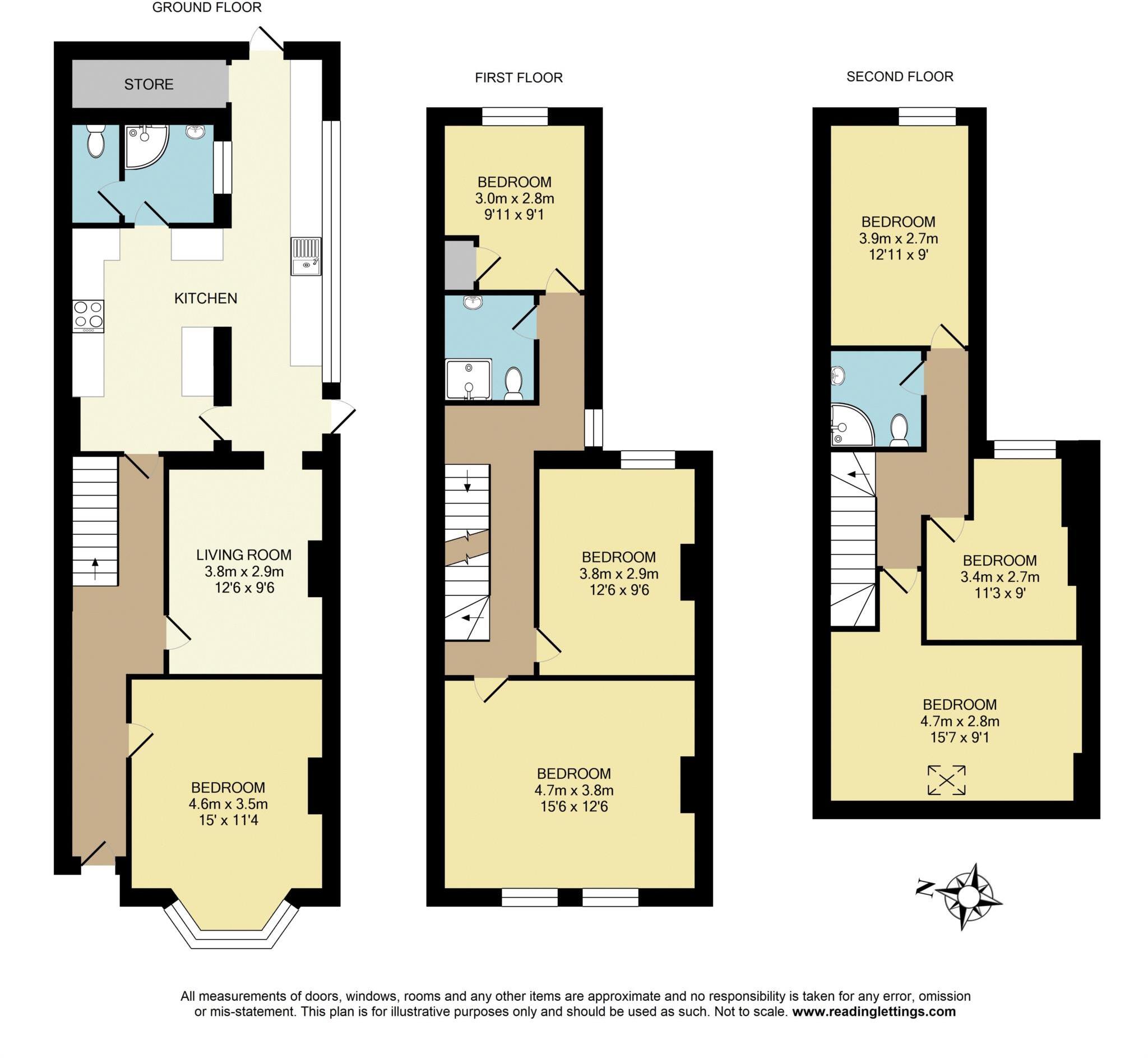 Blenheim Road, Reading floorplan