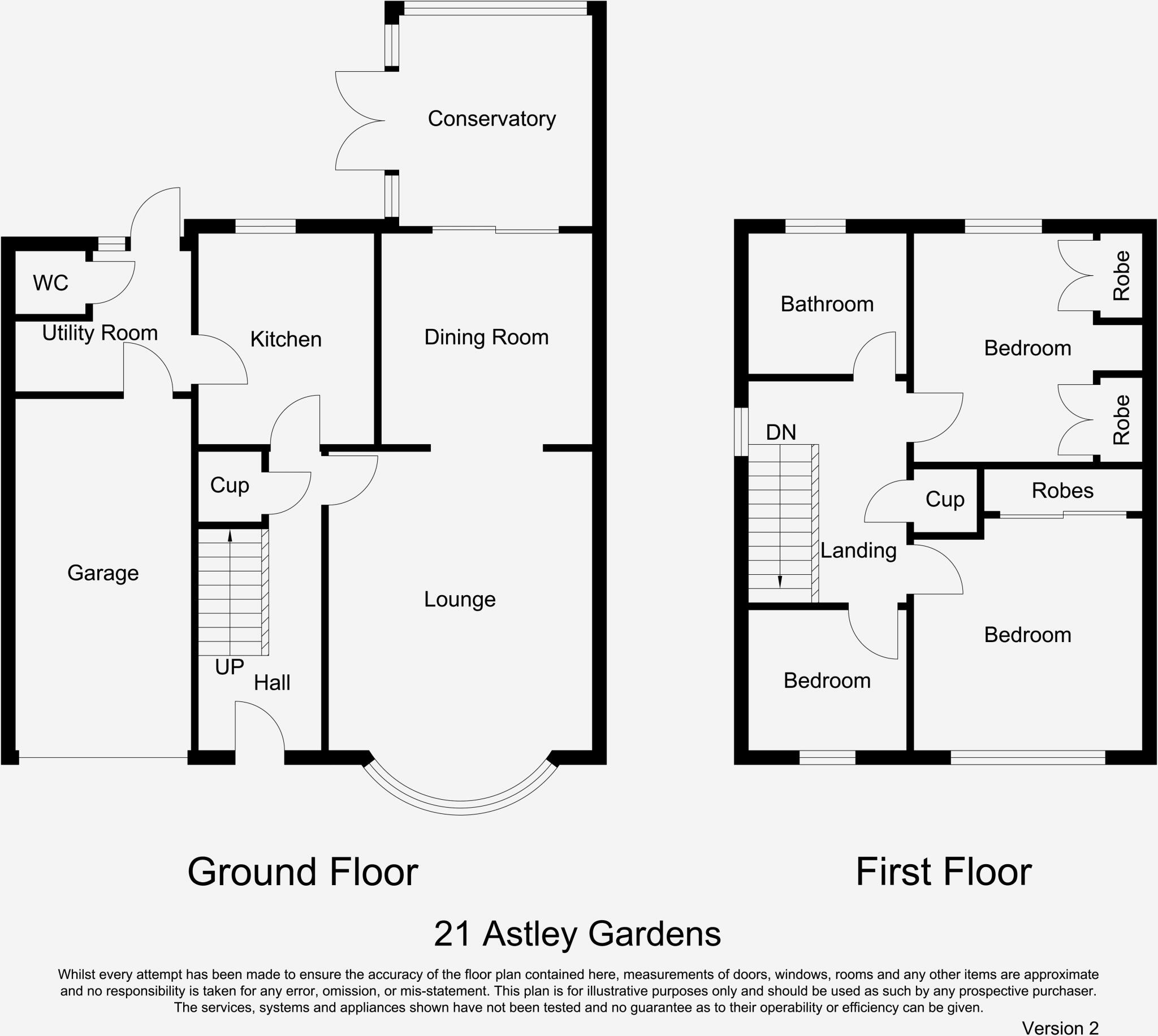 Astley Gardens, Whitley Bay floorplan