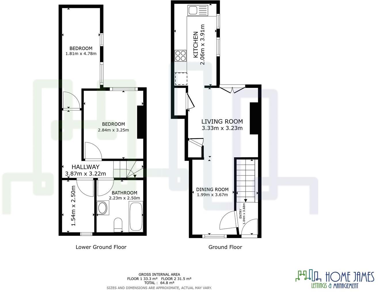 Montpelier Road, Brighton floorplan