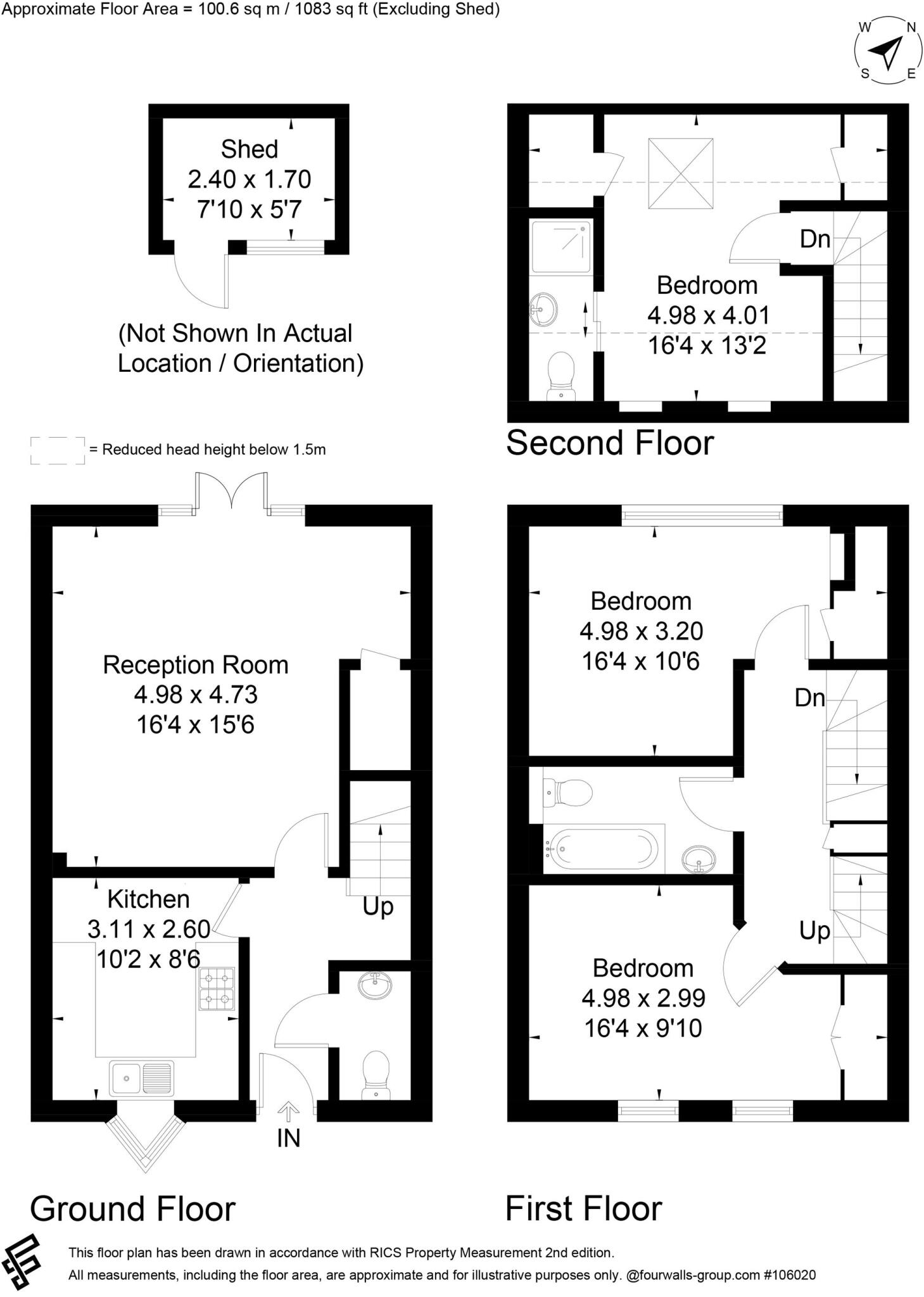 Heron Close, Farnham, GU9 floorplan