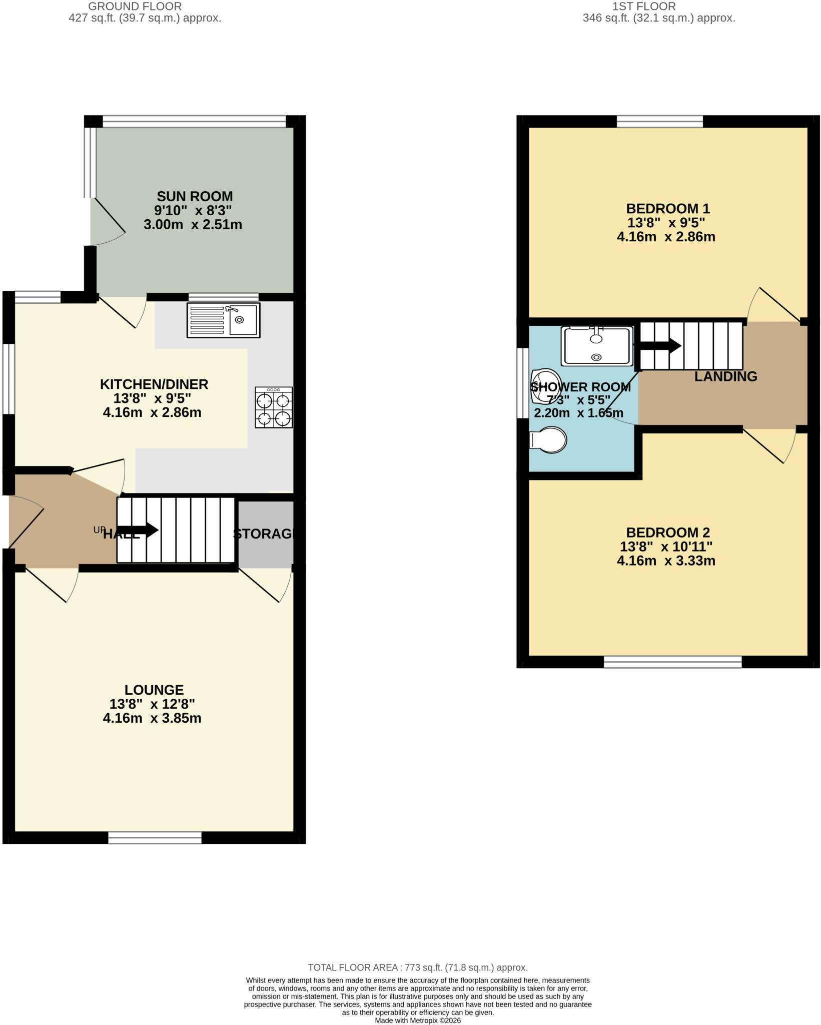 Commonside, Nottingham, NG16 floorplan