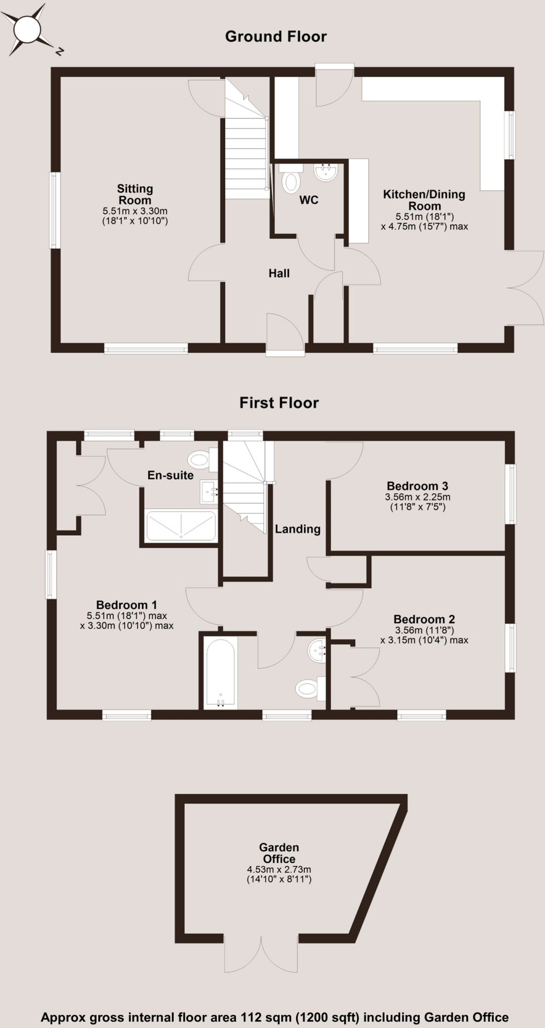 Newland Avenue, Bishop's Stortford, CM23 floorplan