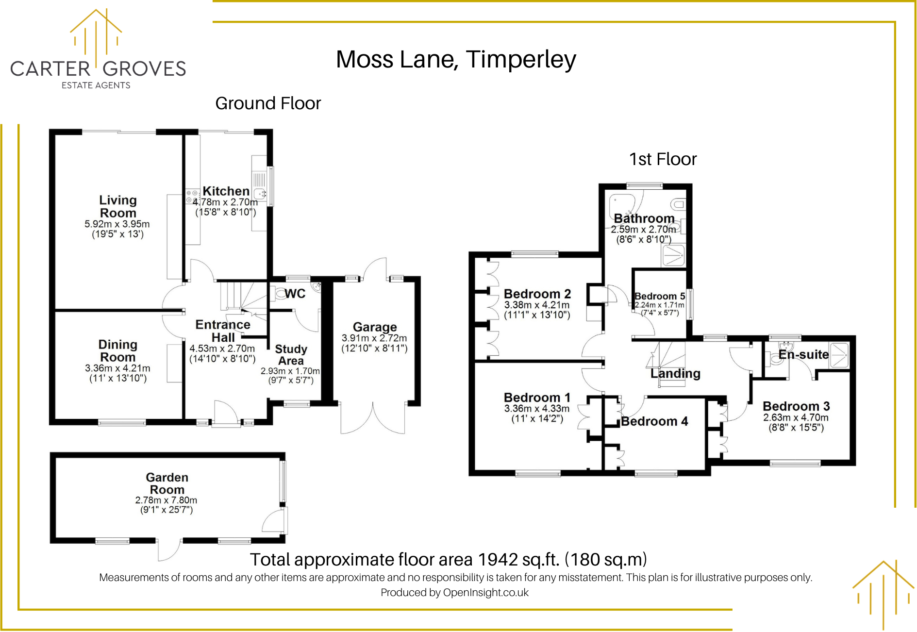 Moss Lane, Timperley, Altrincham, Greater Manchester, WA15 floorplan