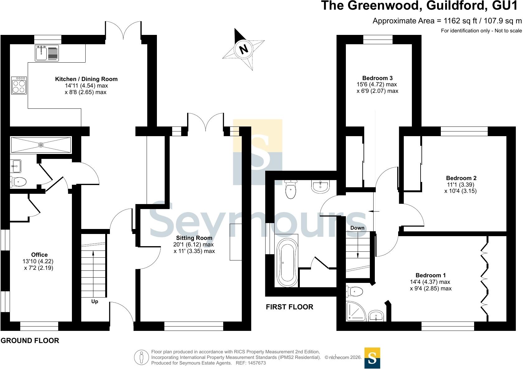 The Greenwood, Guildford, Surrey, GU1 floorplan