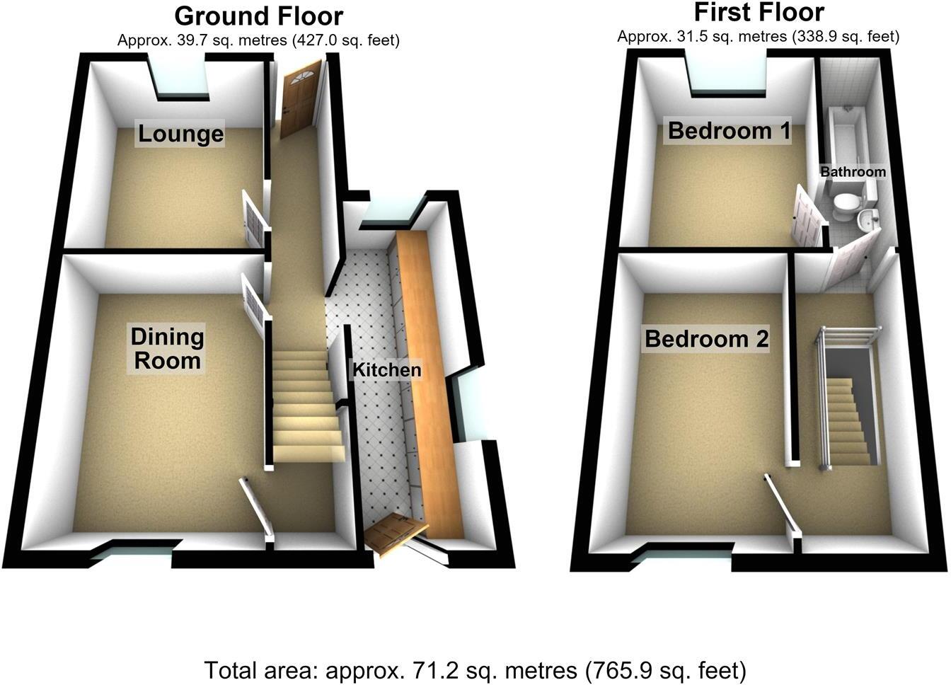 Station Road, Pentre Broughton, Wrexham floorplan