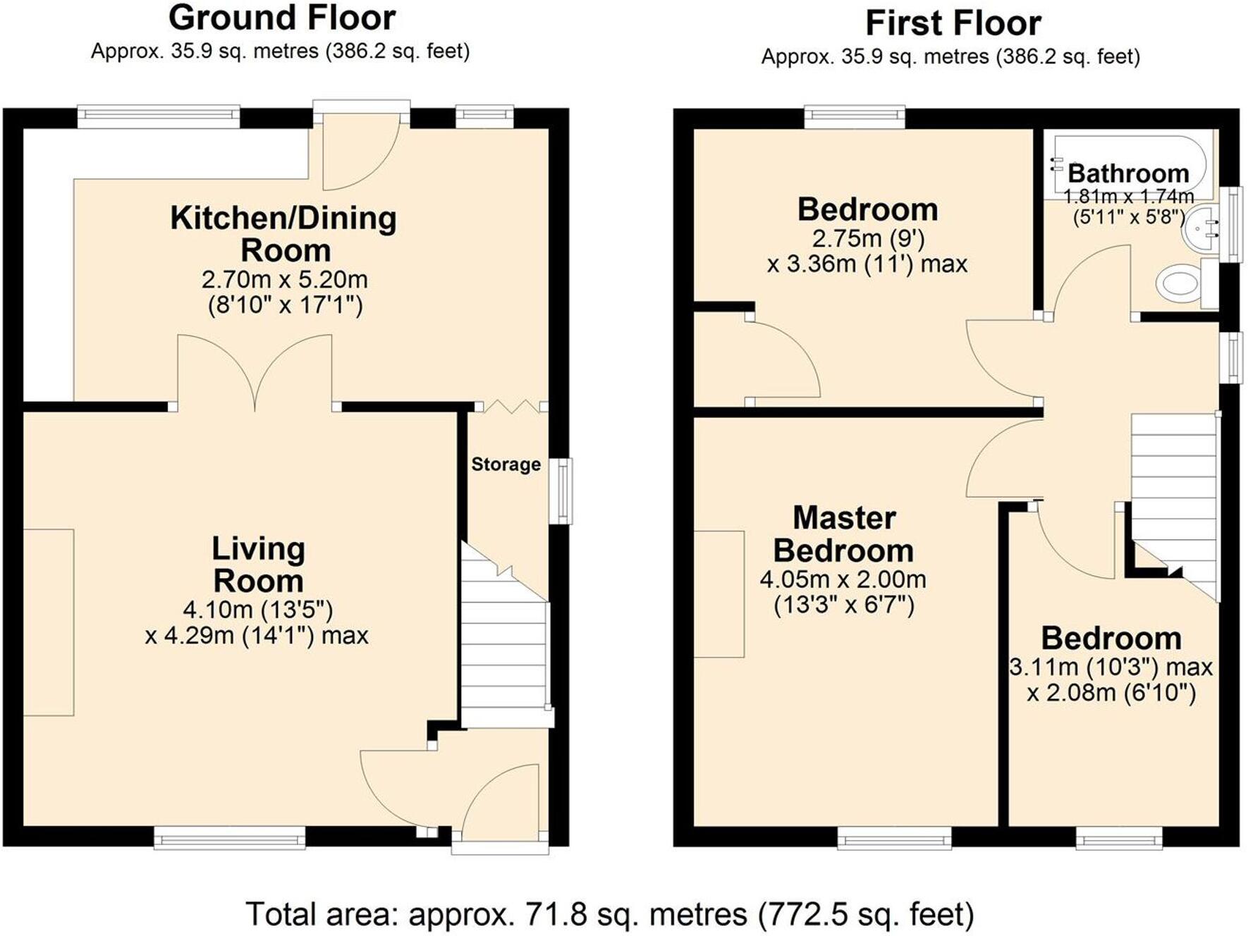 Devonshire Road, Atherton, M46 floorplan