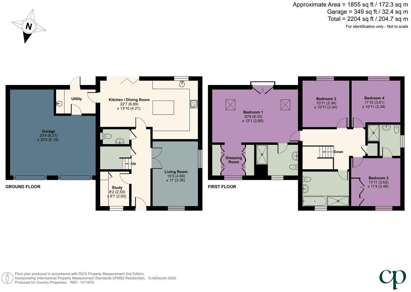 Haycock Gardens, Clifton, Shefford, SG17 floorplan