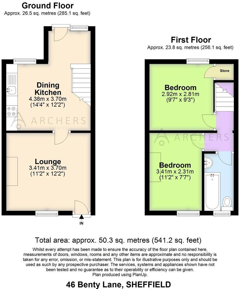 Benty Lane, Crosspool, Sheffield floorplan