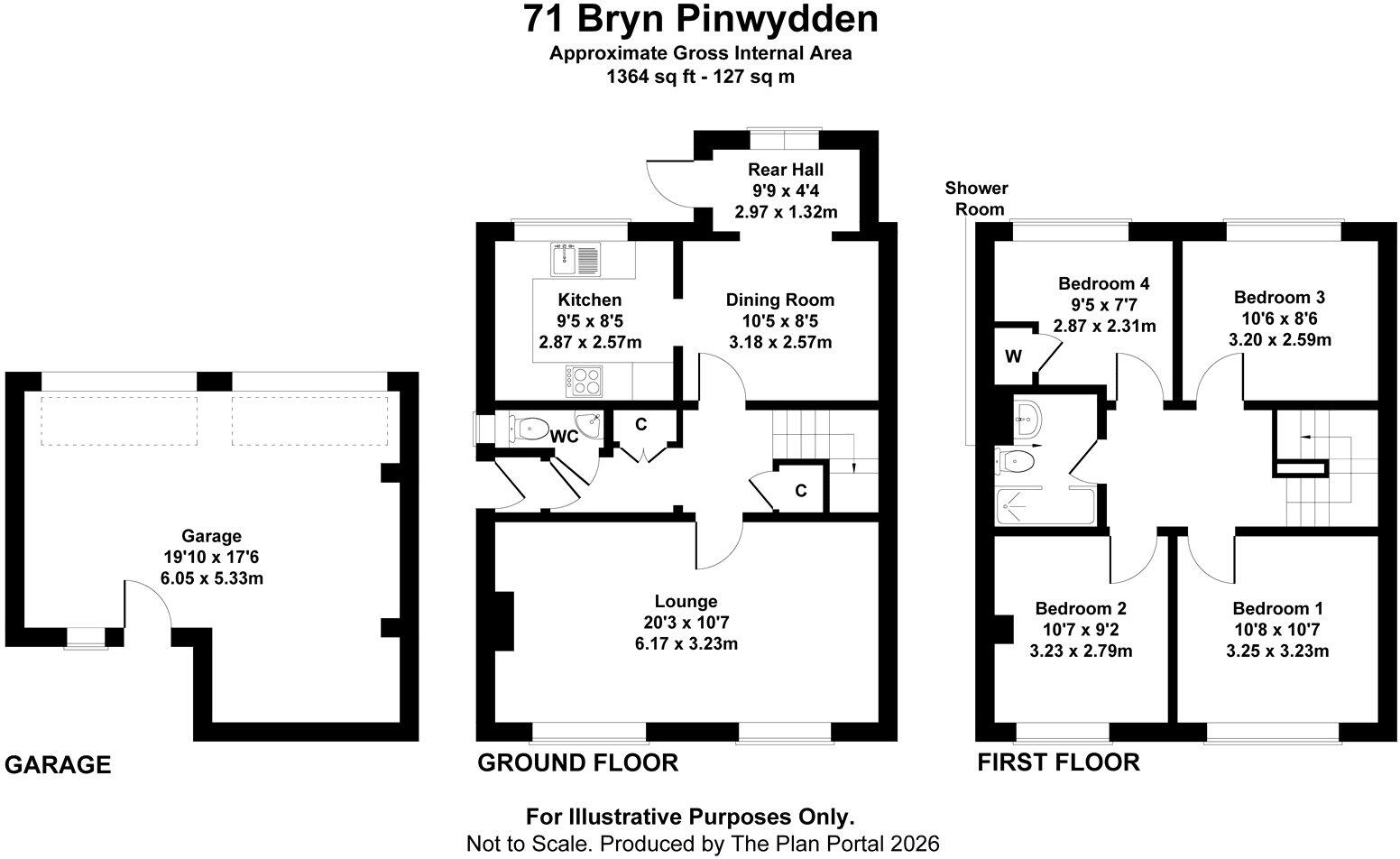 Bryn Pinwydden, Cardiff, CF23 floorplan