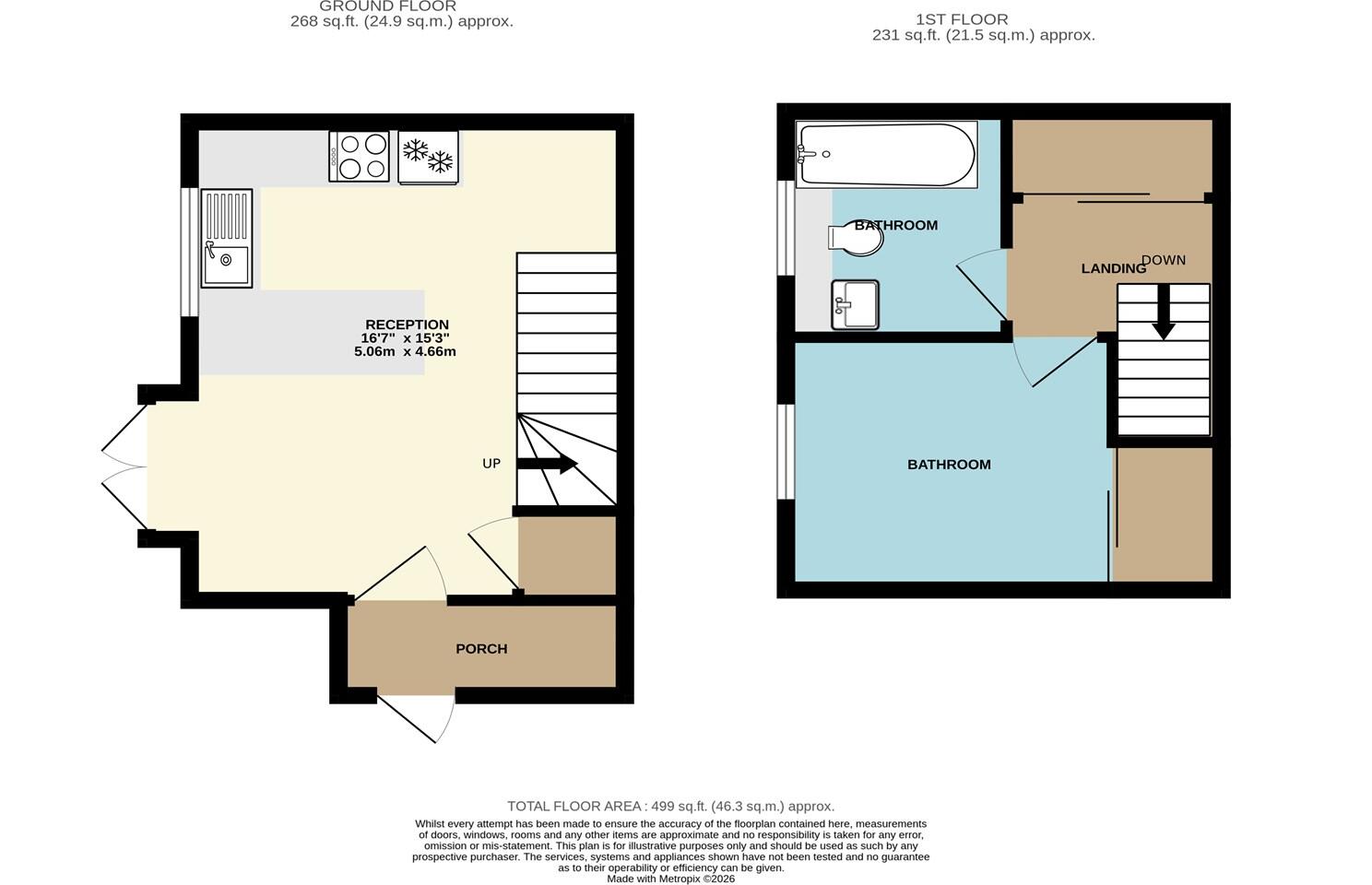 Sycamore Close Watlington  floorplan