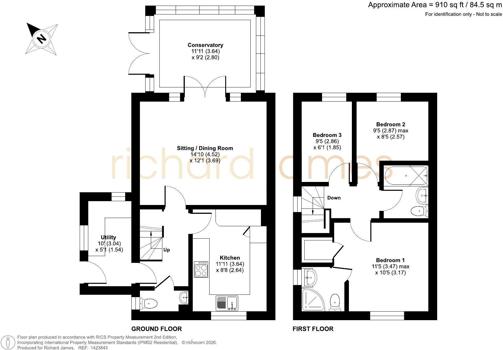Thyme Close, Pembroke Park, Swindon, SN2 2QZ floorplan