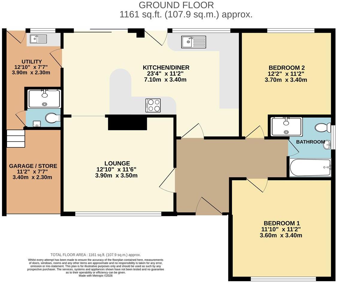 Barnfield Close, Galmpton, Brixham floorplan