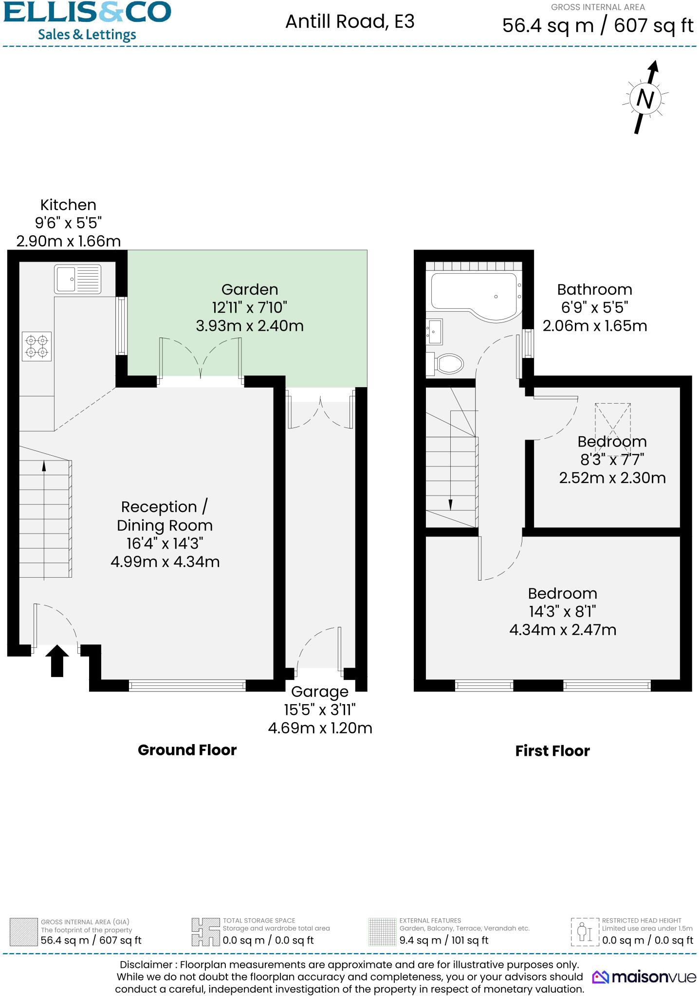 Antill Road, London, E3 floorplan
