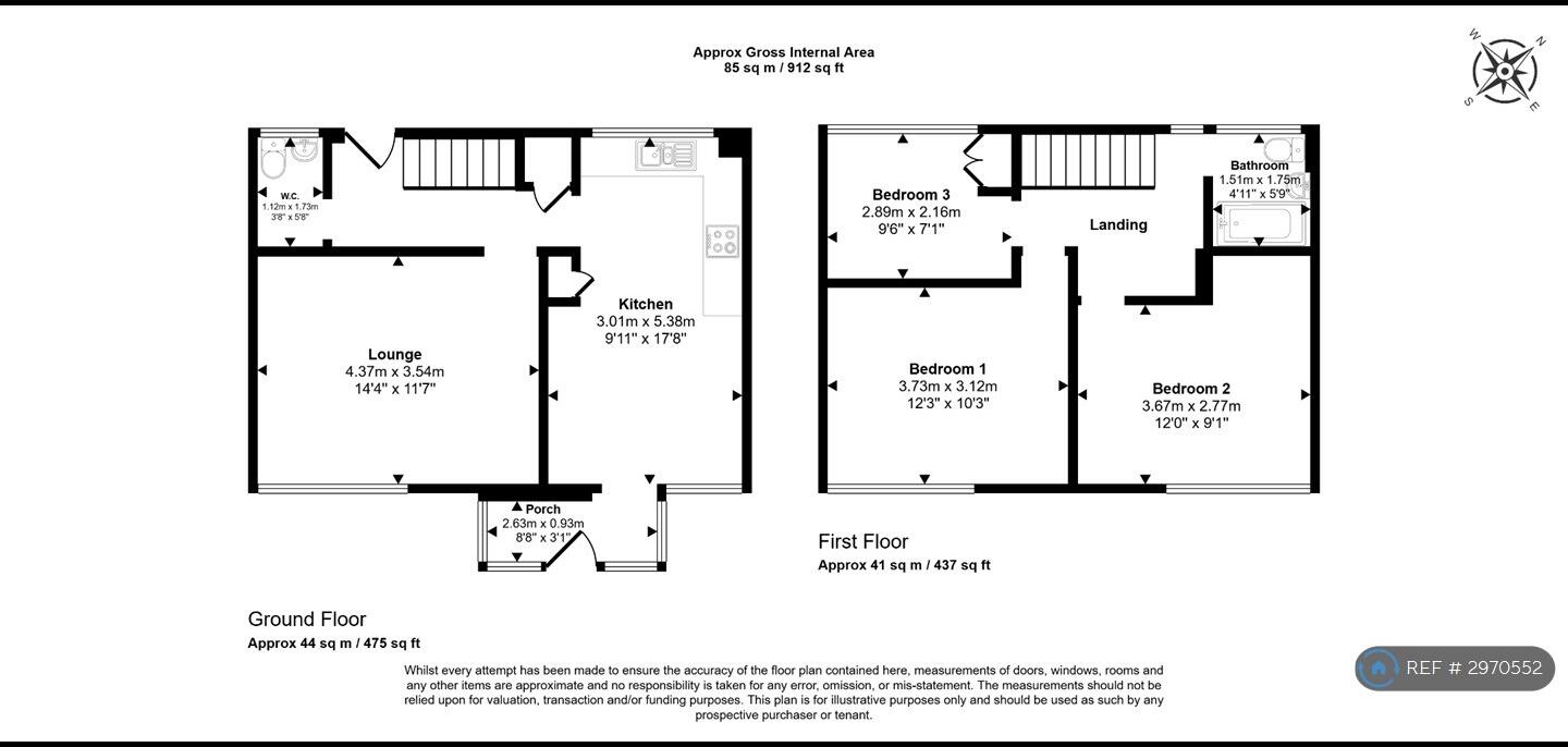 Newbury Way, Billingham, TS23 floorplan