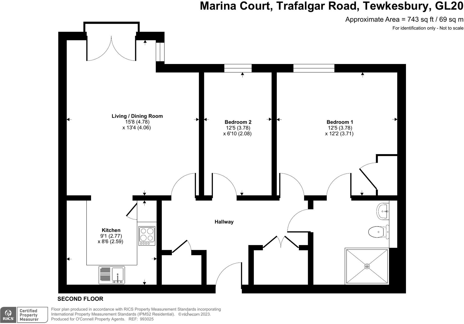 Trafalgar Road, Marina Court Trafalgar Road, GL20 floorplan