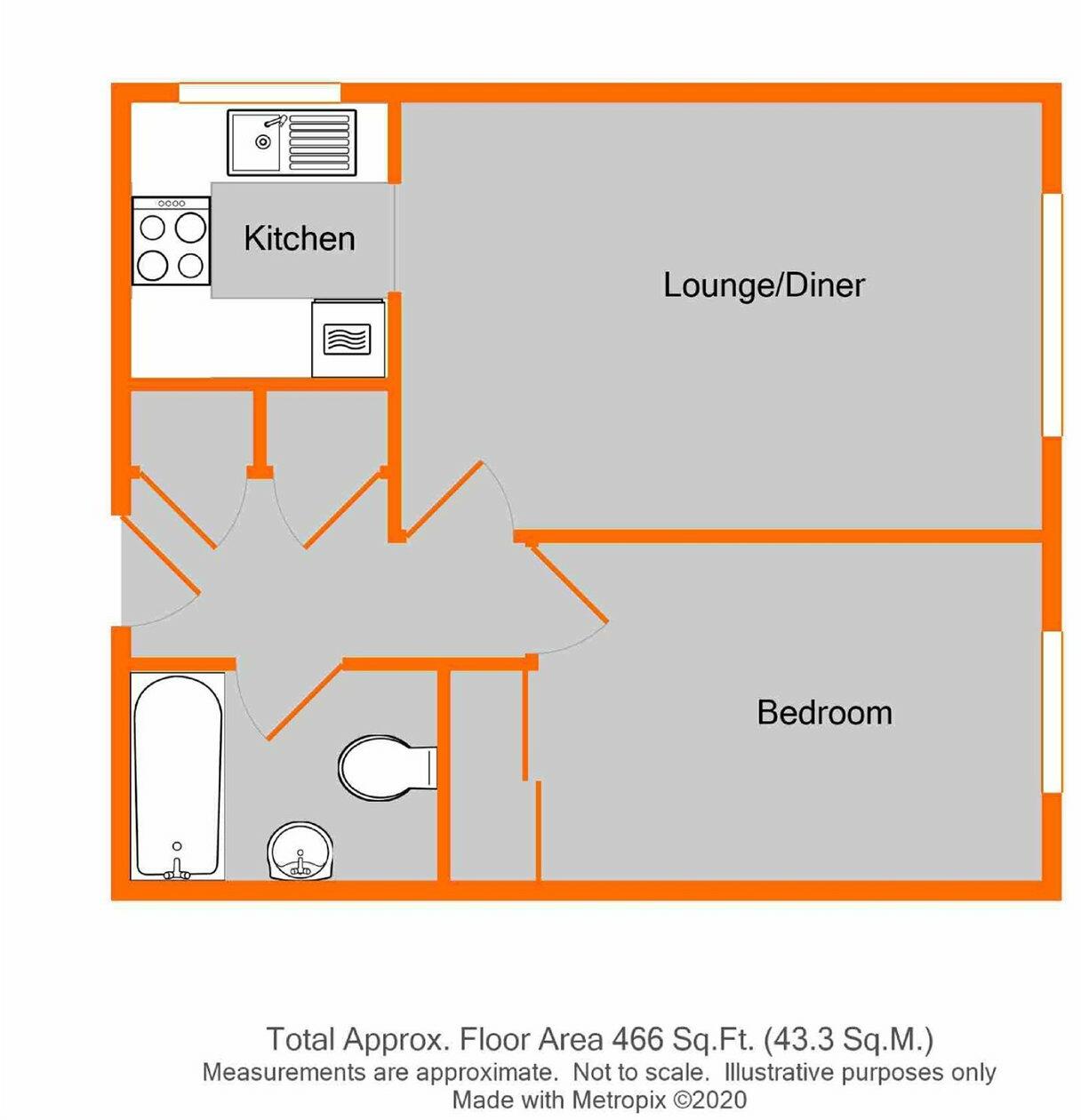 49a Glebe Way, West Wickham, BR4 floorplan