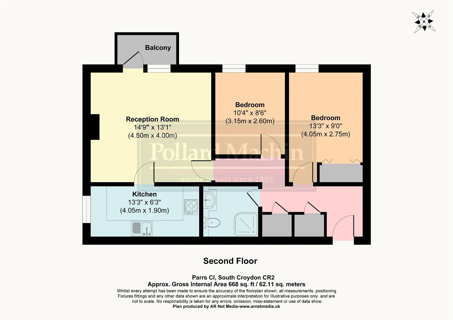 Parrs Close, Sanderstead floorplan
