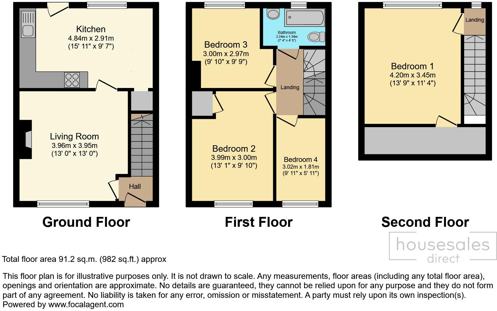 Cedar Avenue, Gravesend, DA12 floorplan